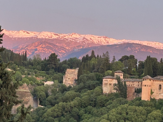 Alhambra im Abendlicht