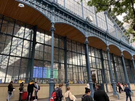Budapest 2022 - Abfahrt vom Bahnhof Nyugati