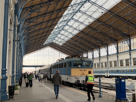 Budapest 2022 - Abfahrt vom Bahnhof Nyugati