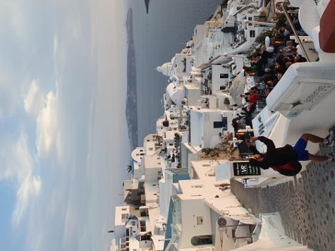 Santorini - Sonnenuntergang in Fira