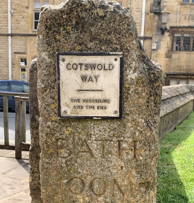 Cotswold Way - Start/End Stone in Chipping Campden