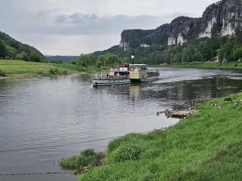 Dampfer in Sicht