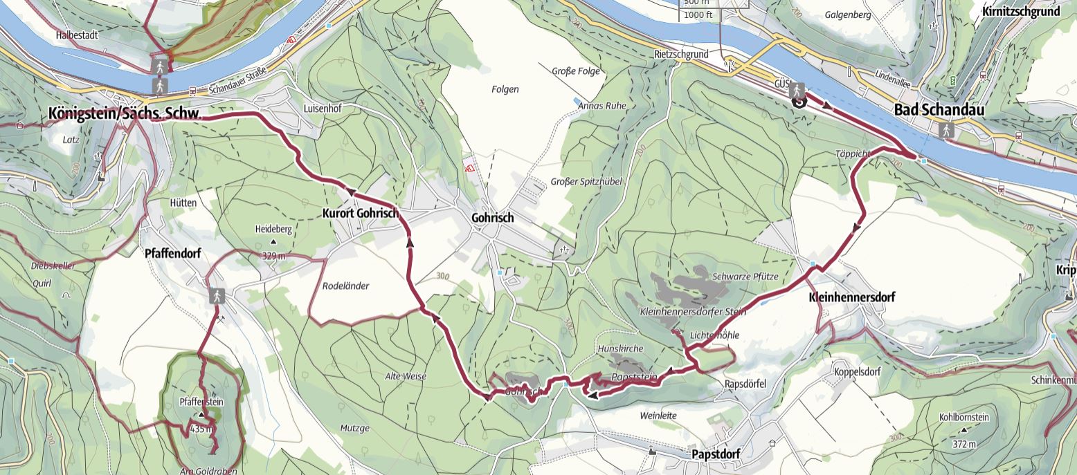 3 Steine Wandertour