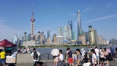 Skyline von Pudong / Shanghai