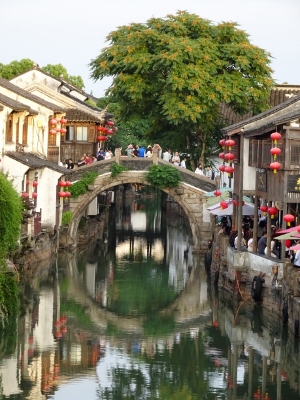 Abends in Suzhou
