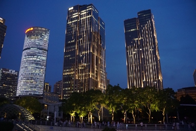 Abends in Shanghai