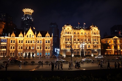 Abends in Shanghai