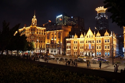 Abends in Shanghai