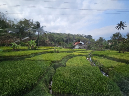 Zugfahrt von Bandung nach Yogjakarta