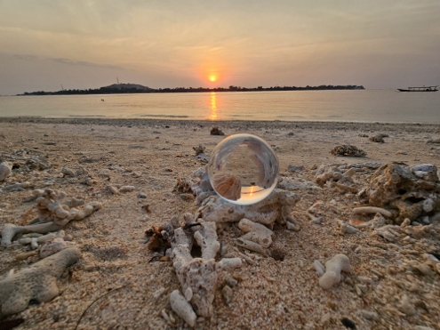 Gili Meno steht kopf