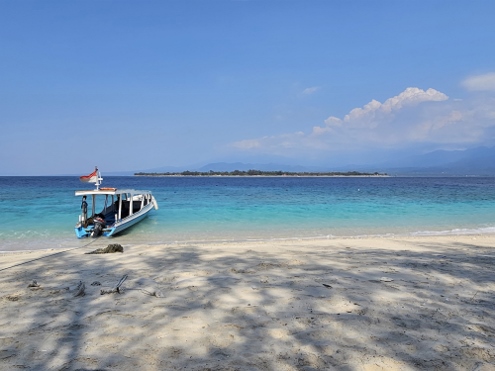Gili Meno - mit Blick auf Gili Air