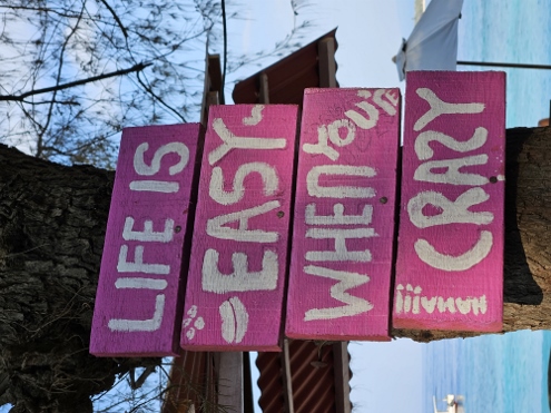 Gili Meno - Straßenkunst