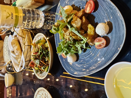 Abendessen in Samarkand - sehr orientalisch