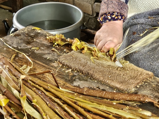 Papierherstellung von Hand