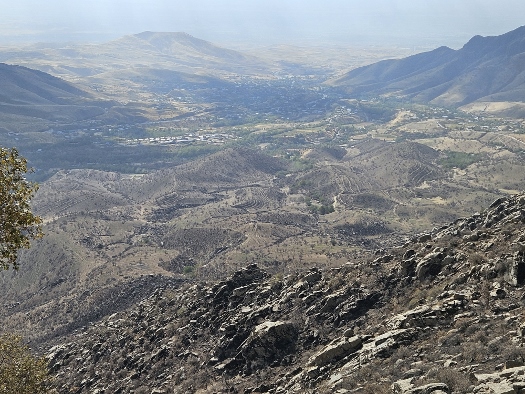 Hissargebirge - Blick in die Hochebene von Shahrisabz