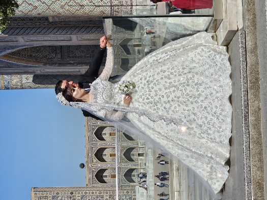 Der Registan ist auch eine beliebte Fotokulisse