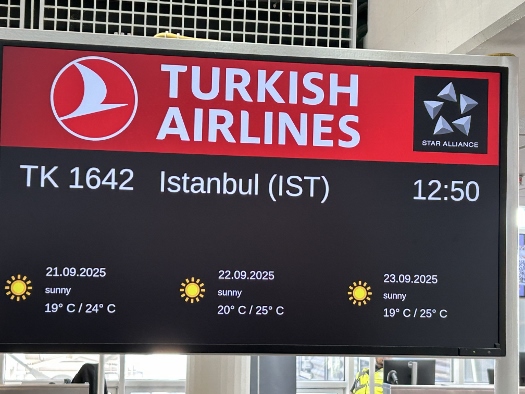 Abflug vom Munich Airport