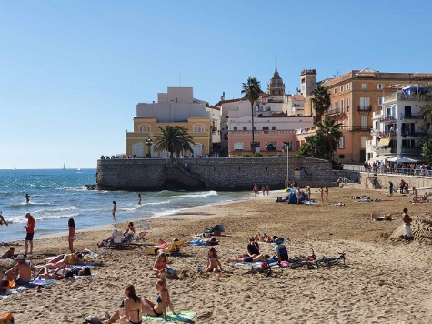 Barcelona im Oktober - Sitges - ein Traum am Meer