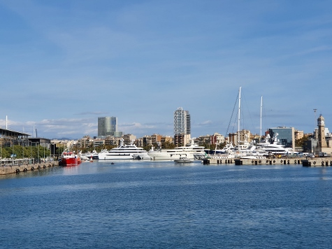 Barcelona im Oktober - Hafenrundfahrt