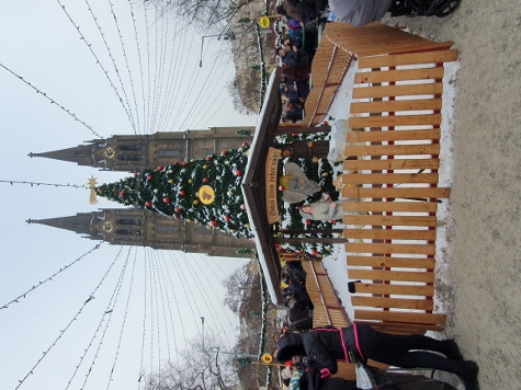 Weihnachtsmarkt am Friedensplatz (Náměstí Míru)